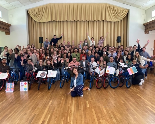 Marriott Brings 120 Employees to Build-A-Bike® Event in Maryland