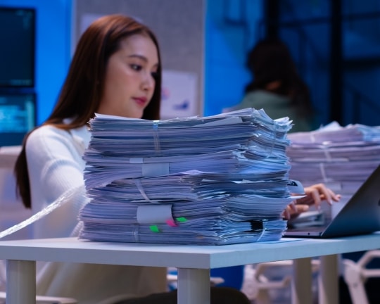 Receptionists Work Behind the Scenes
