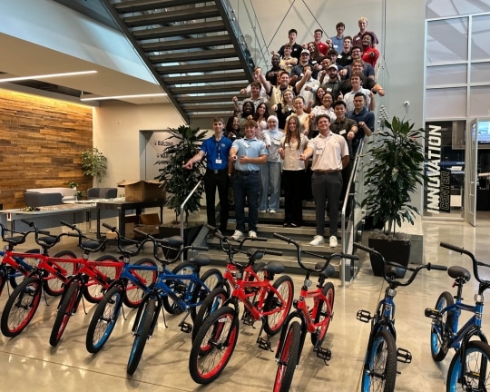 Kiewit Enjoy Build-A-Bike® in Omaha for Summer Internship Day