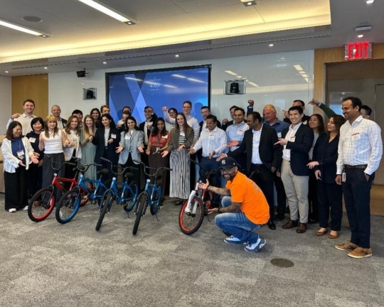 Nomura Ends Amazing Leadership Day with Build-A-Bike® in NYC