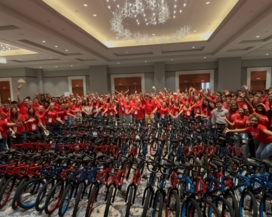 600 at Wells Fargo Donate 100 Bikes at Build-A-Bike® in Charlotte